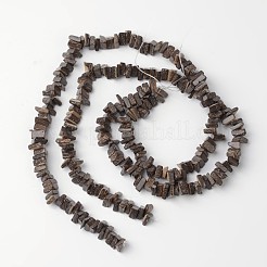 Noix de coco naturelle brins triangle de perles&nbsp;X-COCB-O003-02