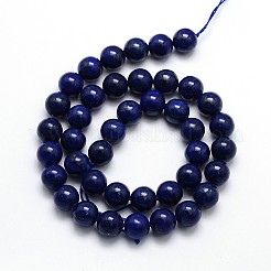 Lapis naturali tinti lazuli perle tonde fili&nbsp;G-O047-06-12mm