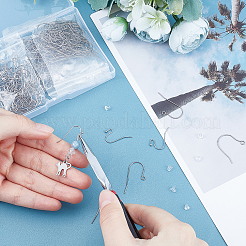 240 шт. 4 крючка для сережек из хирургической нержавеющей стали 316 STAS-NB0001-22