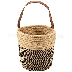 Плетеные хлопковые корзины для хранения&nbsp;AJEW-WH20054-010C