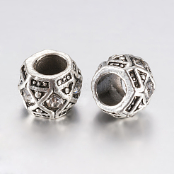 Тибетский сплав rhinestone европейский бисер PALLOY-F200-05D