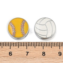 36 шт. 6 стиля эмалевых скользящих подвесок из сплава FIND-SC0010-53