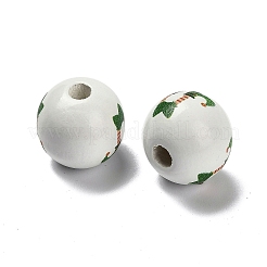 Серия ко дню святого патрика печатные деревянные европейские бусины схима WOOD-V002-01D