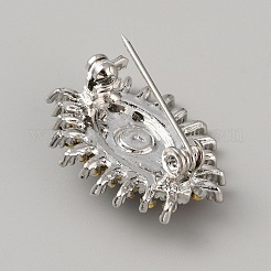 Булавки со стразами от сглаза&nbsp;JEWB-WH0040-02B-P