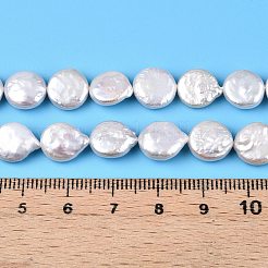 Природные Кеши жемчуг пряди PEAR-S018-07B