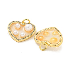 Стойки обшивки латунь микро проложить Циркон подвеску&nbsp;KK-C059-06G