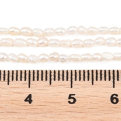 Natürliche kultivierte Süßwasserperlenperlenstränge&nbsp;PEAR-D003-01D-02