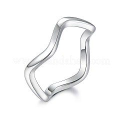 925 перстень из стерлингового серебра неправильной формы TI3281-2