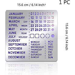 Трафареты для штампов из нержавеющей стали DIY-WH0279-121
