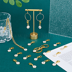 52шт 26 стиля подвеска из сплава эмали украшения&nbsp;HJEW-FH00003