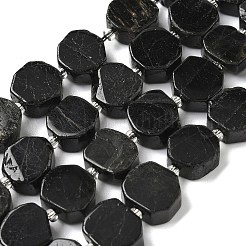 Натуральный черный турмалин бисер нитей G-I394-D17