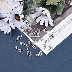 Смешанный музыка тематические тибетский стиль сплава подвески TIBEP-X0155-AS