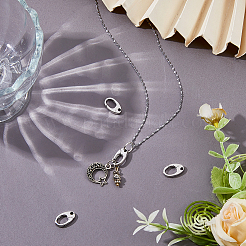 4 шт. латунные пружинные кольца-затворы&nbsp;KK-HS0001-91P