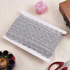 Лента из полиэстера с эффектом металлик OCOR-WH0065-07B