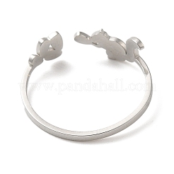 Кольца-манжеты открытого типа из нержавеющей стали марки 304&nbsp;RJEW-K262-01C-P