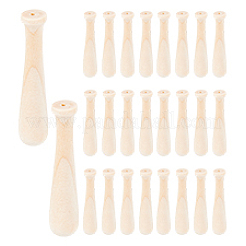 100 шт. деревянных украшений в виде бейсбольной биты&nbsp;WOOD-PH0003-78