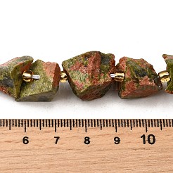 Необработанные грубые натуральные бусины унакита G-Z087-A11