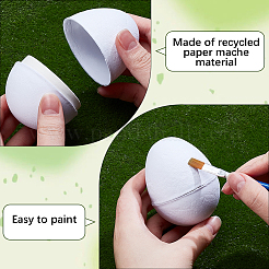 10 œuf de Pâques en pâte à modeler à faire soi-même pour enfants&nbsp;DIY-SP0002-63B