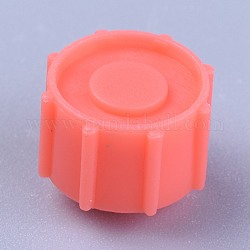 Bouchon en plastique, distribution d'embouts de seringue industriels, rouge-orange, 12.5x10mm