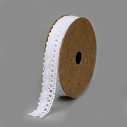 Baumwollbänder, weiß, 5/8 Zoll (16 mm), etwa 2 yards / Rolle (1.83 m / Rolle)