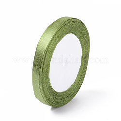 Accesorios para prendas de vestir Cinta de raso de 3/8 pulgada (10 mm), verde amarillo, 25yards / rodillo (22.86 m / rollo)