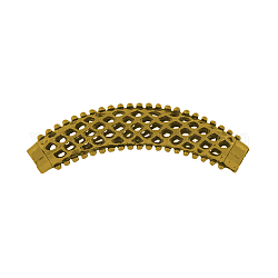 Tibetan Style Alloy Tube Beads, Hollow Style, Lead Free , Antique Golden, 20x64x8mm, Hole: 5mm