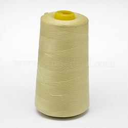 100% gesponnenen Polyesterfaser Nähgarn, gelb-grün, 0.1 mm, ca. 5000 Yards / Rolle