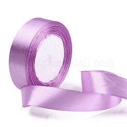 Accesorio del pelo del satén material de la cinta hecha a mano, rosa perla, aproximadamente 1 pulgada (25 mm) de ancho, 25yards / rodillo (22.86 m / rollo)