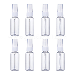 30ml透明ペットプラスチック詰め替えスプレーボトル  香水用  エッセンシャルオイル  透明  10.3x3cm  容量：30ml（1.01液量オンス）
