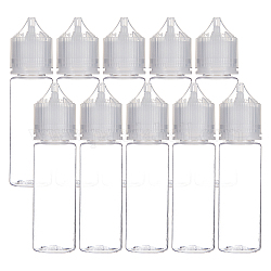 Benecreat Plastik-Quetschflaschen, Transparent, 30x114.5 mm, Kapazität: 50 ml