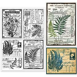 PVC-Briefmarken, für diy scrapbooking, Fotoalbum dekorativ, Karten machen, Briefmarkenblätter, Filmrahmen, andere Pflanzen, 21x14.8x0.3 cm