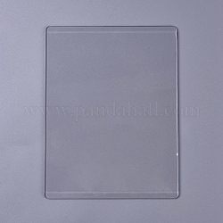 Transparente Acryl-Druckplatte, Schneidpads, Rechteck, Transparent, 19.5x15x0.3 cm