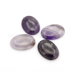 Cabochons en pierre gemme naturelle, ovale, améthyste, 30x22x6~8mm