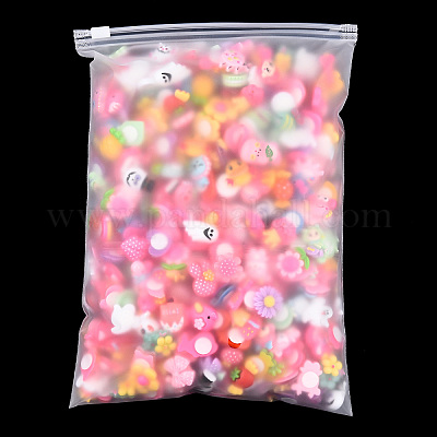 Матовые полиэтиленовые пакеты для хранения ювелирных изделий с застежкой-молнией ABAG-T010-01B-1