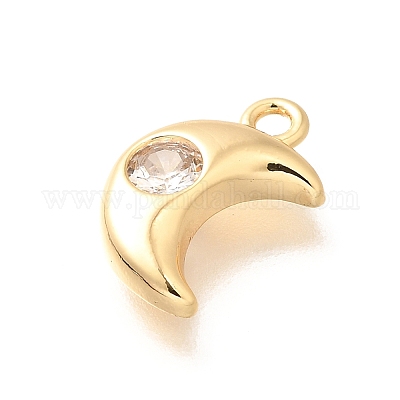 Латунные микро проложить кубического циркония подвески KK-C085-22G-1