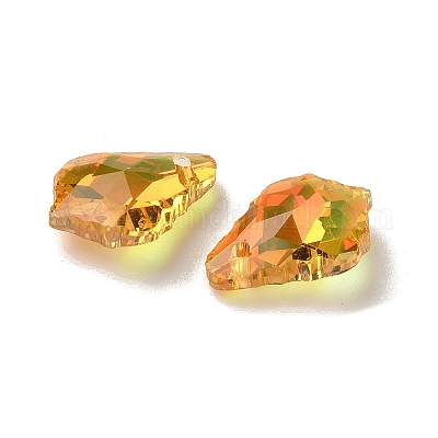 AB цвет гальваническим Гальваническим стеклянные подвески EGLA-O003-06C-15-1