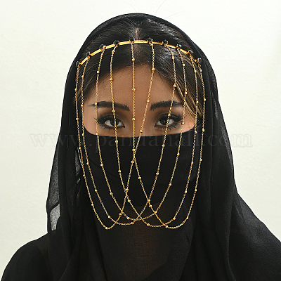 Элегантные длинные резинки для волос из железа и сплава с кисточками для женщин QP3969-2-1