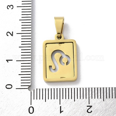 Подвески из нержавеющей стали 304 с изображением двенадцати созвездий STAS-S152-02G-E-1