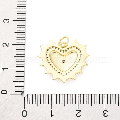 Латунные микро проложить кубического циркония подвески KK-D325-61G-03-1