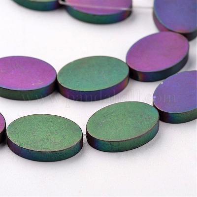 Гальванизировать немагнитных синтетический гематит бисер пряди G-F300-10-F02-1