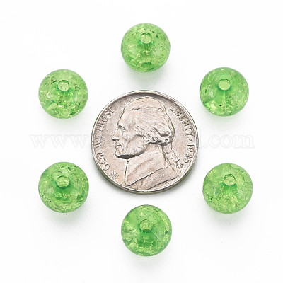 Прозрачных бусин акриловые треск MACR-S373-66C-N19-1