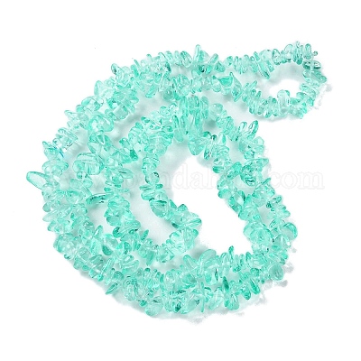 С напылением окрашенные прозрачные стеклянные бусинки GLAA-P060-01A-08-1