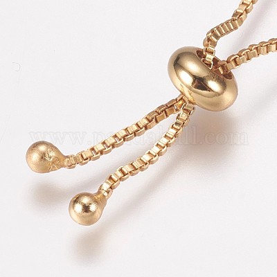 Регулируемые латунные браслеты Боло BJEW-E333-05G-B-1