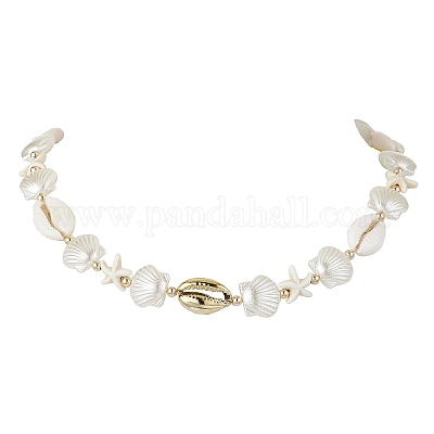 Летние регулируемые бусины с синтетической бирюзой NJEW-JN05270-02-1