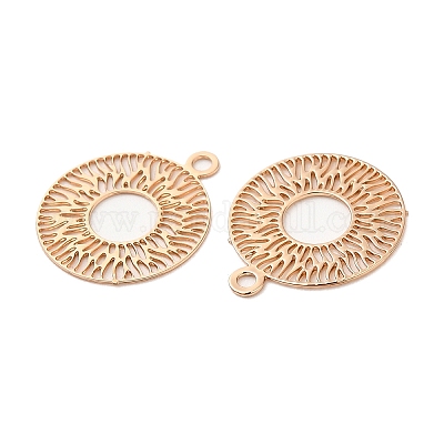 Долговечные филигранные подвески из латуни с покрытием KK-K336-15KCG-1