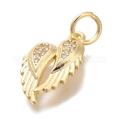 Латунные микро проложить кубического циркония подвески KK-Q001-06G-1