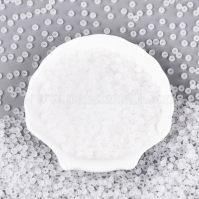 Прозрачные матовые цветные стеклянные бусины SEED-T007-12A-1