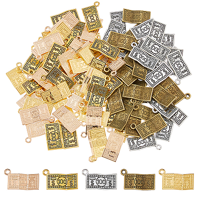 100 шт. 5 цвета подвески из сплава в тибетском стиле FIND-HS0001-76-1