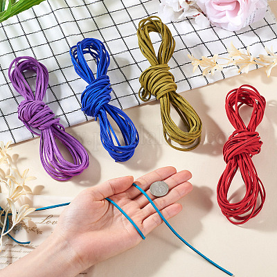 50 м кружева из искусственной замши 5 цветов OCOR-TA0001-89C-1