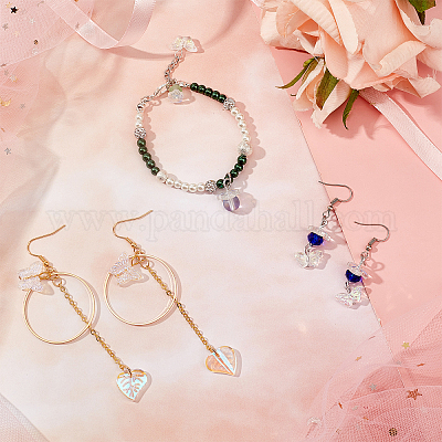 Прозрачные стеклянные бусины GLAA-PH0001-14-1